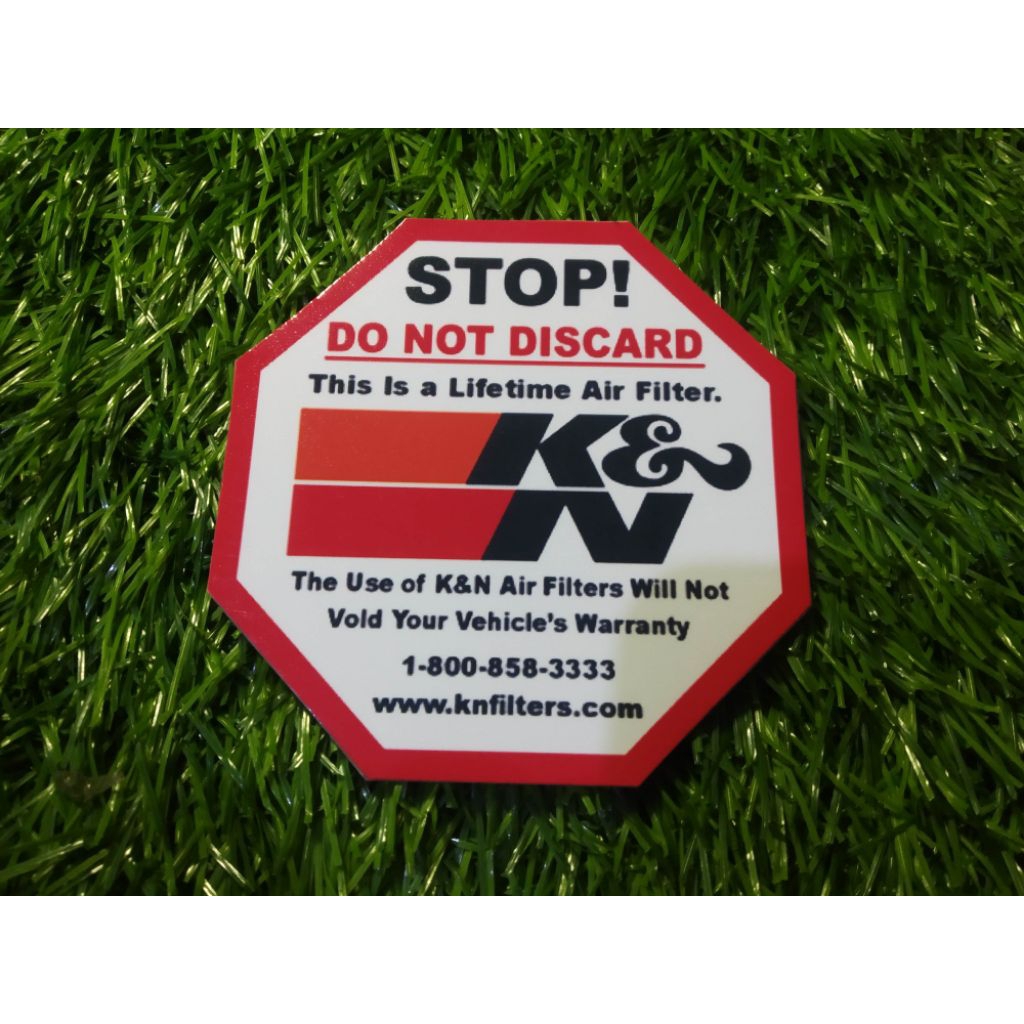 

stiker vinyl k&N