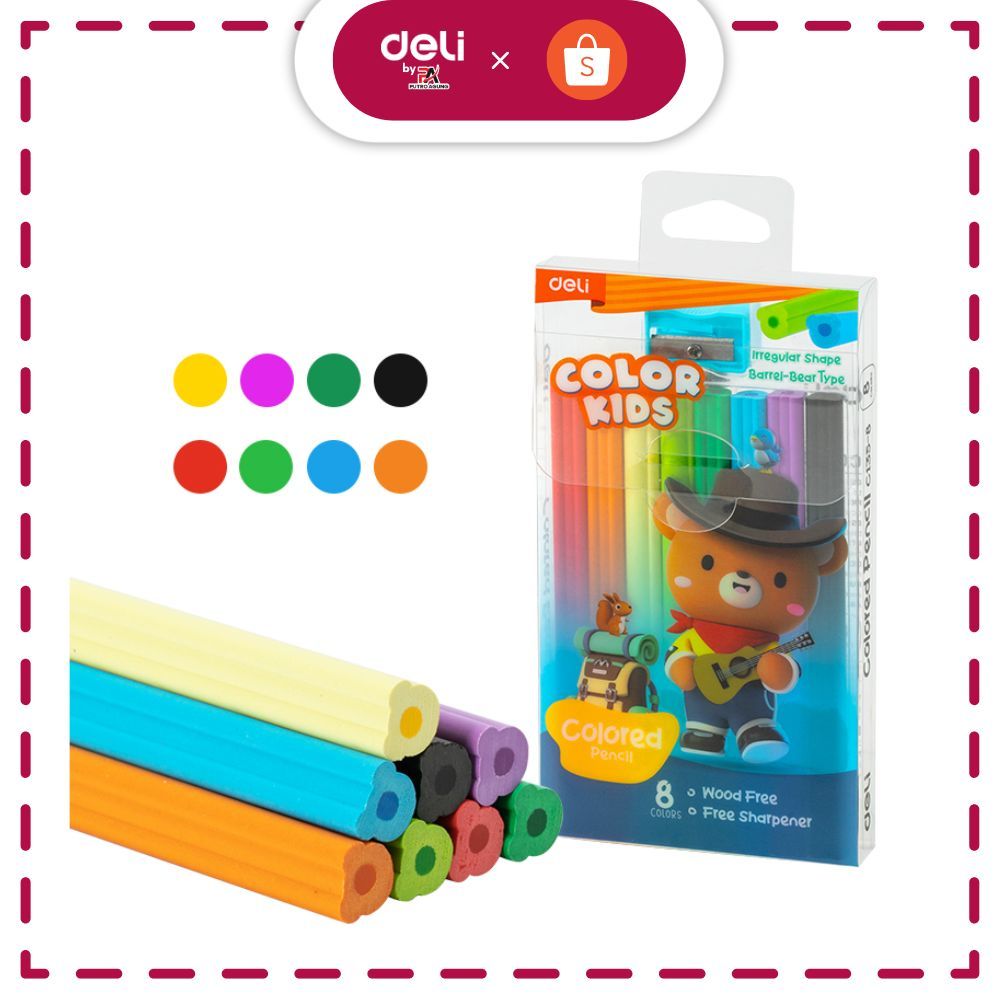 Deli Color Kids Pensil Warna EC135-8