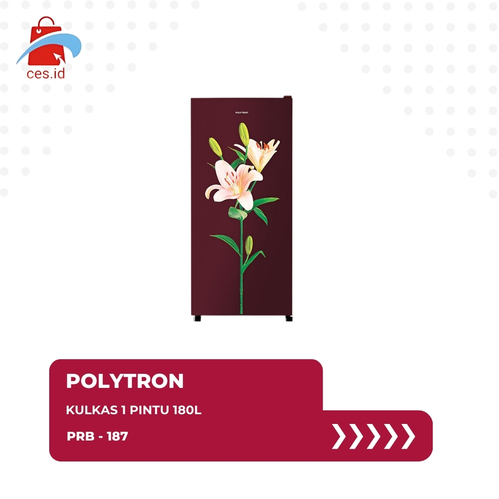 POLYTRON KULKAS 1 PINTU 180L PRB - 187