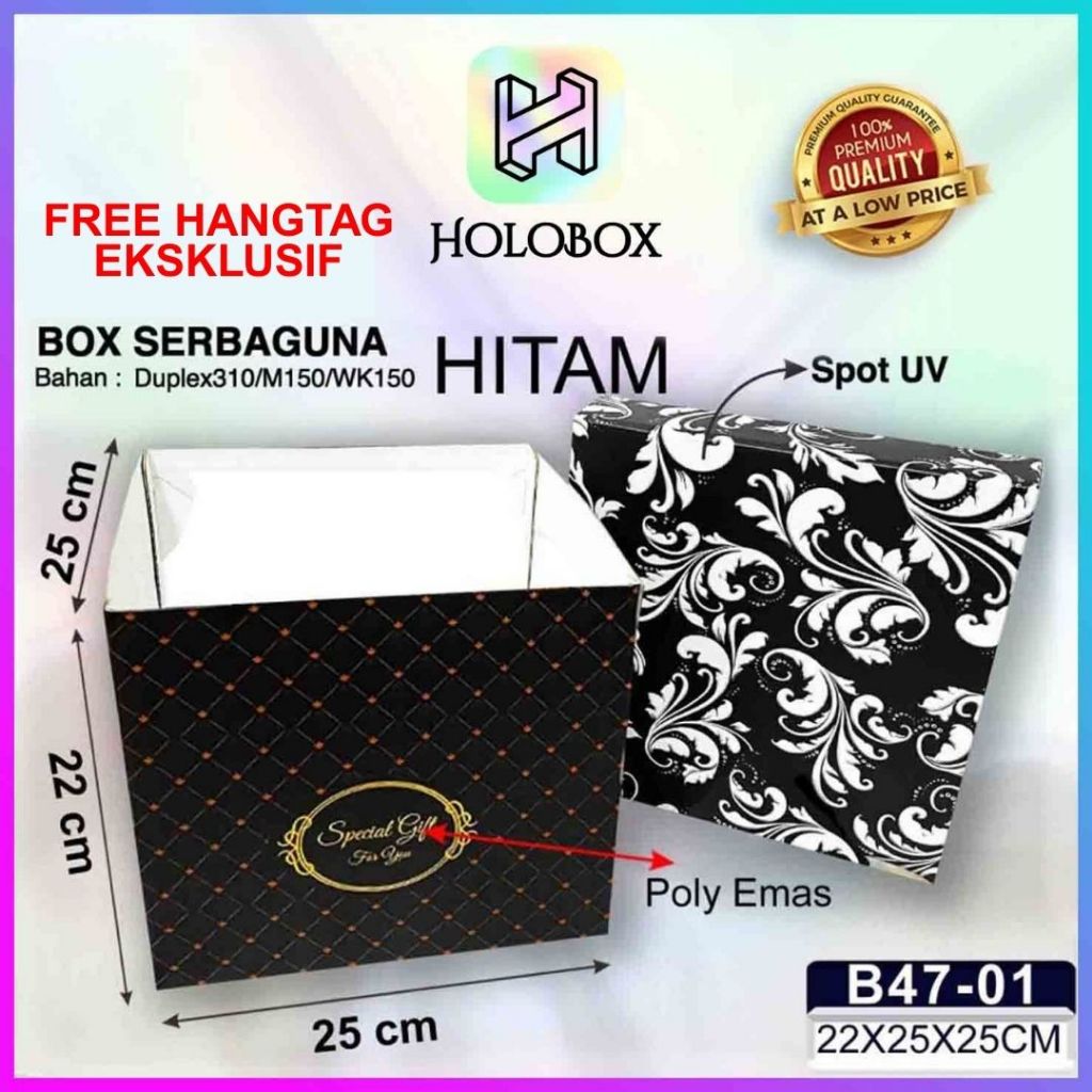 

Kotak Kue / Kado / Cake / Gift / Serbaguna / Penyimpanan / Box / Dus / Packaging / B47