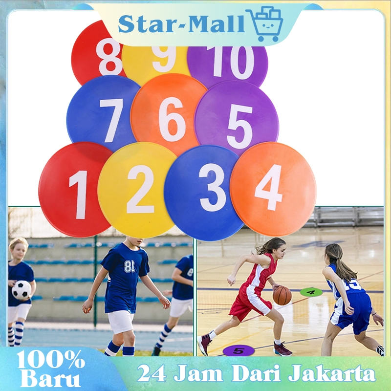 1Set Speeds Agility Training Marker Flat Disc Penanda Olahraga Futsal Marker