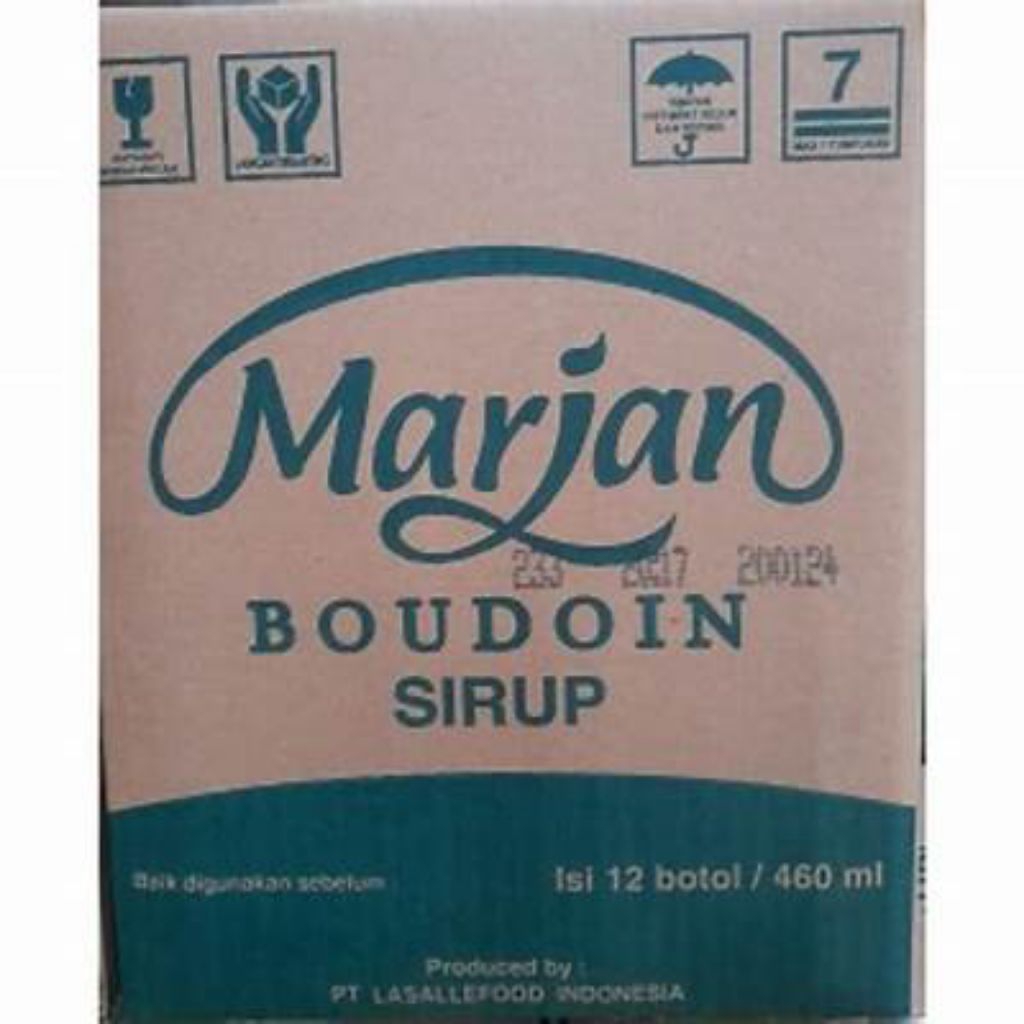 

Sirup Marjan Milk Rose 460 Ml x 12 Botol per dus