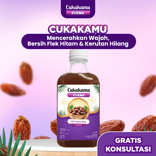 

CUKAKAMU KURMA - Mencerahkan Wajah Bersih Flak Hitam & Kerutan Hilang