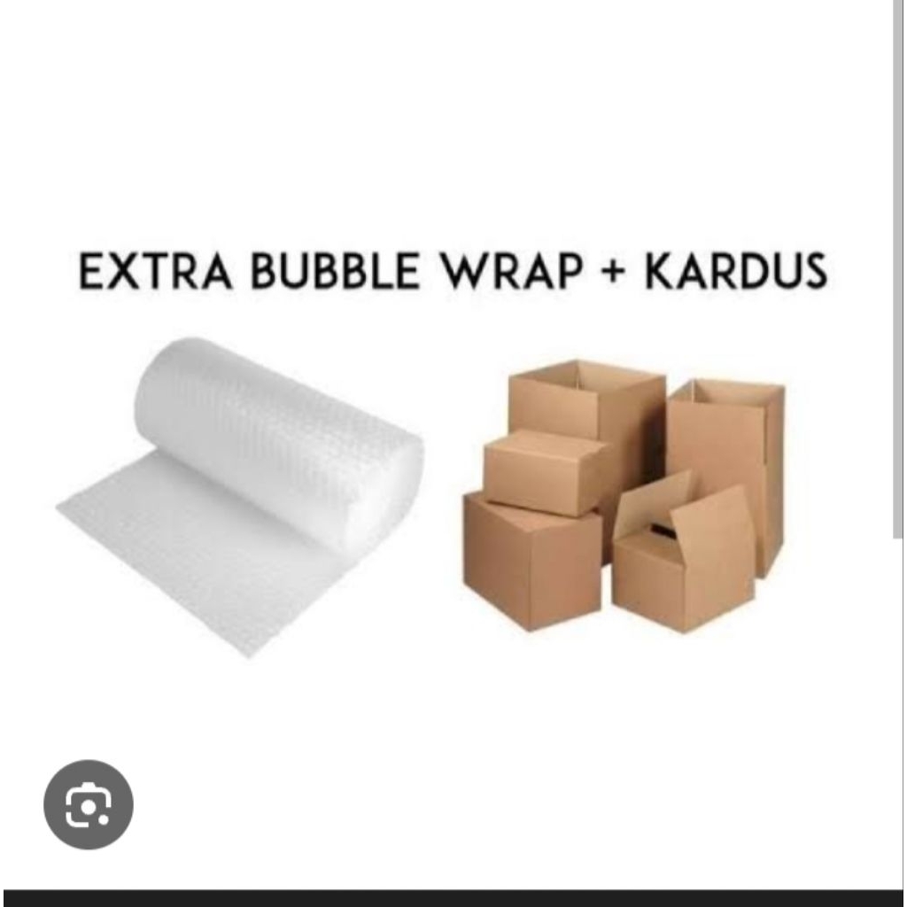 

kardus dan bubble wrap