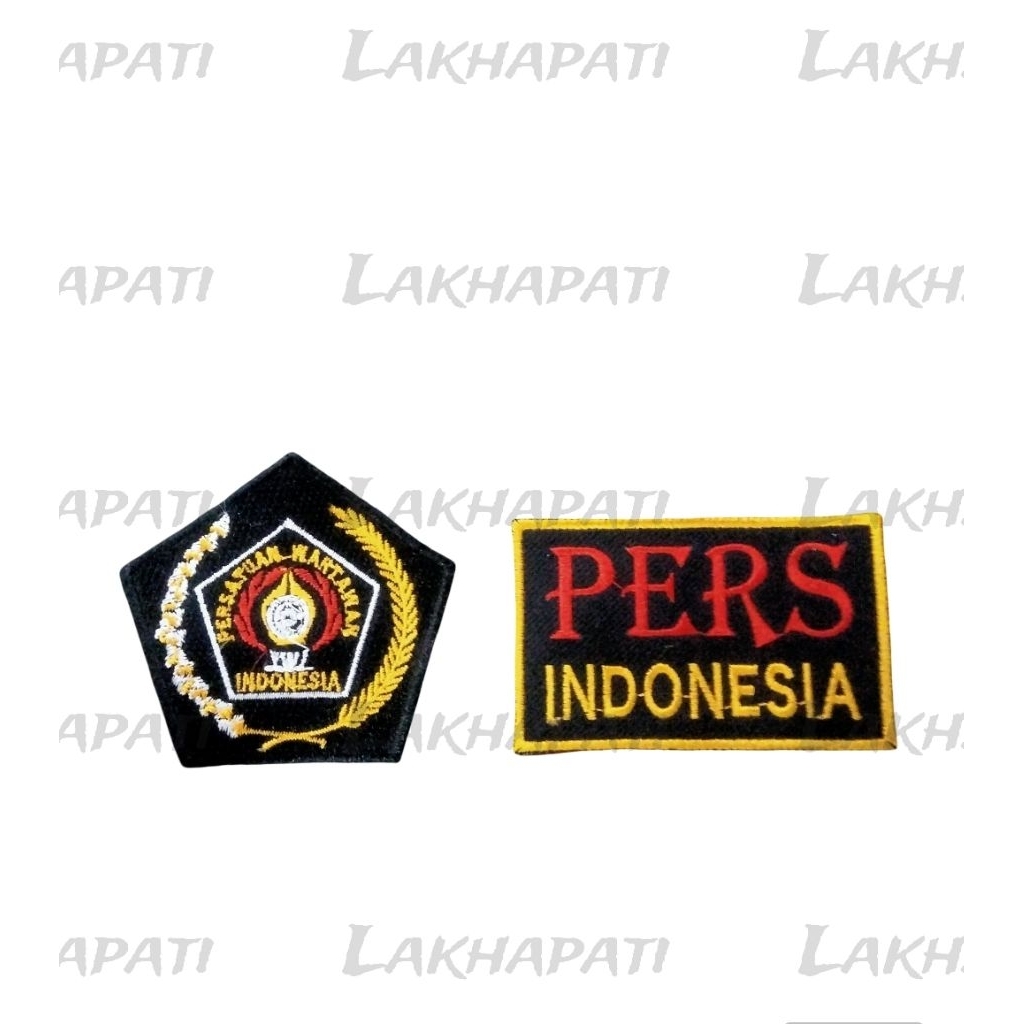 Bordir / Logo / Patch PWI, PERS persatuan wartawan indonesia.