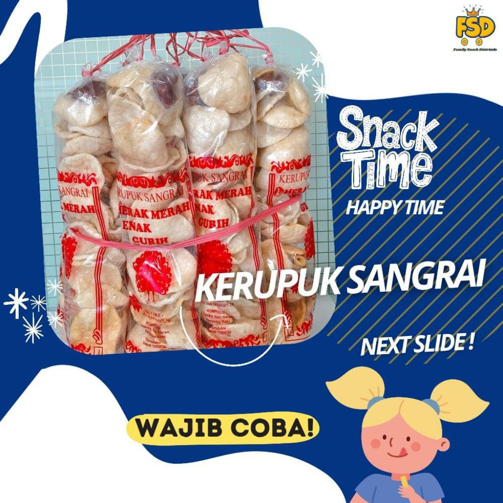 

Kerupuk Sangrai@180gr
