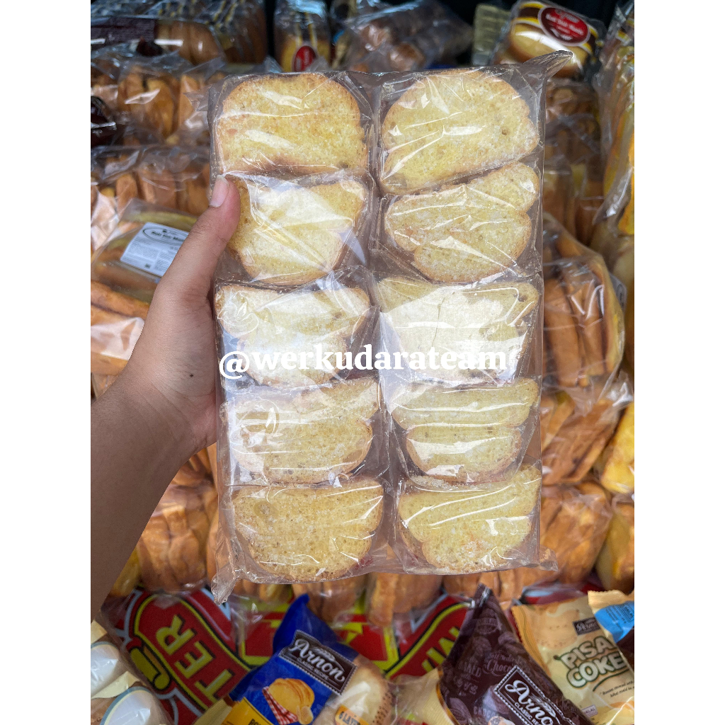 

(ISI 10 PACK) Roti kering jordan / roti manis FREE KARDUS PACKING