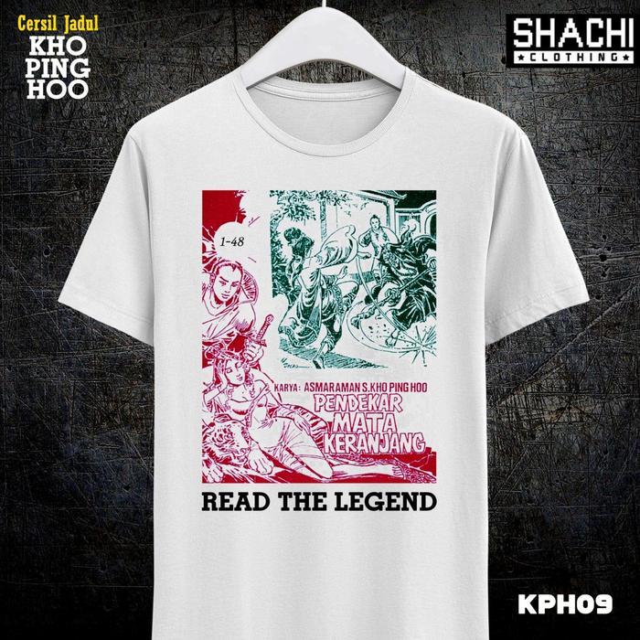 T Shirt Kaos Komik Cersil – KHO PING HOO – KHO PING HO – Cerita Silat Jadul Premium Cotton Combed 24