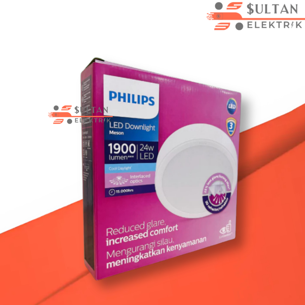 Lampu Downlite/Light Panel LED Meson 24w OB/OutBow Philips
