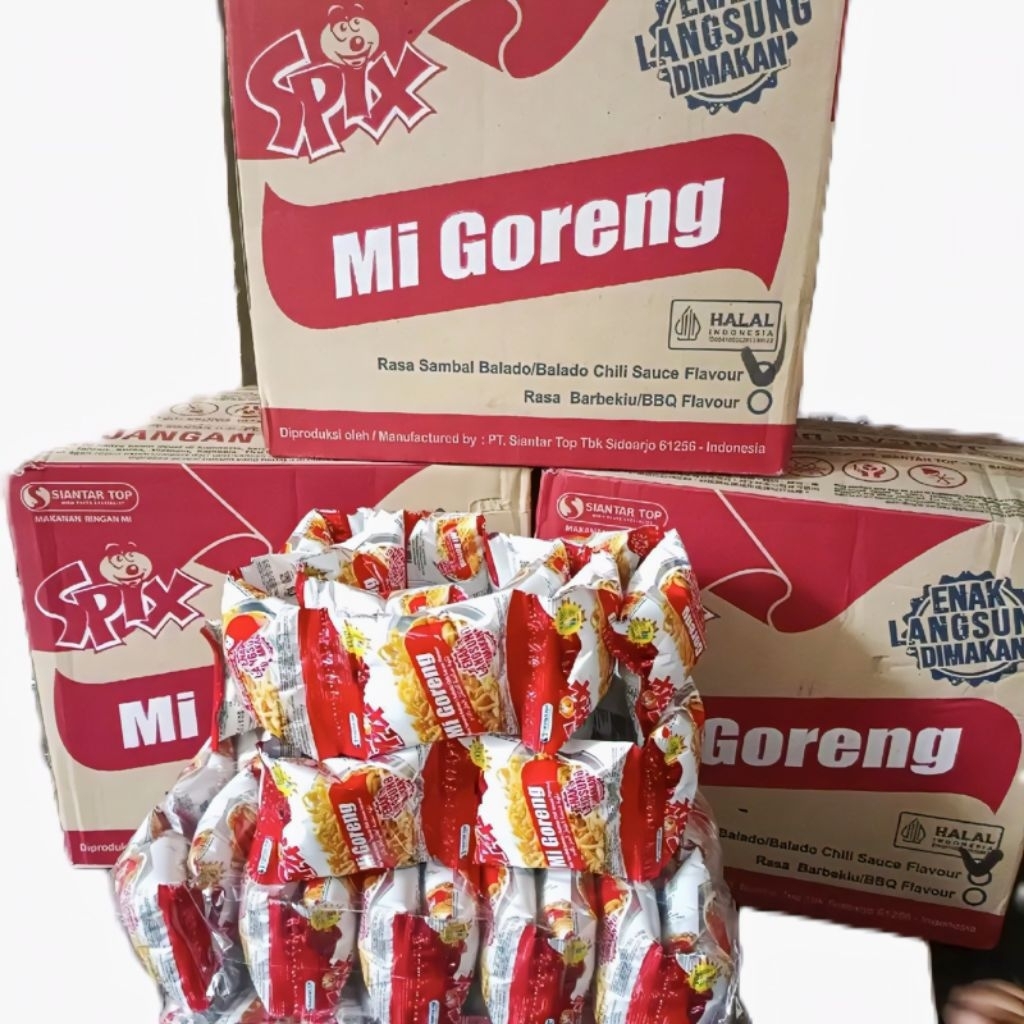

Spix Mi Goreng isi 5 Pak ( 100 Pcs ) Per Dus