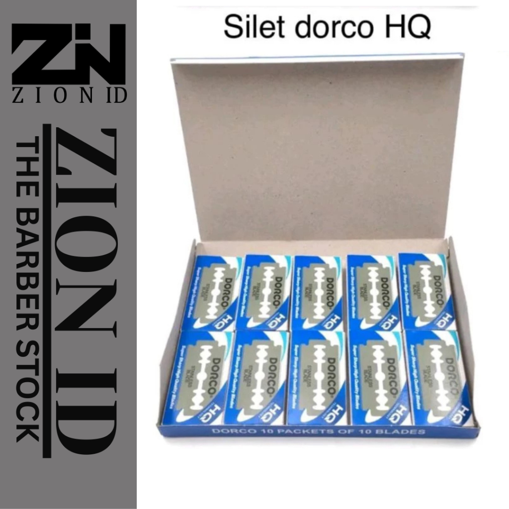 ZION ID | Silet Dorco Original Biru 1 Pak Isi 100 Keping