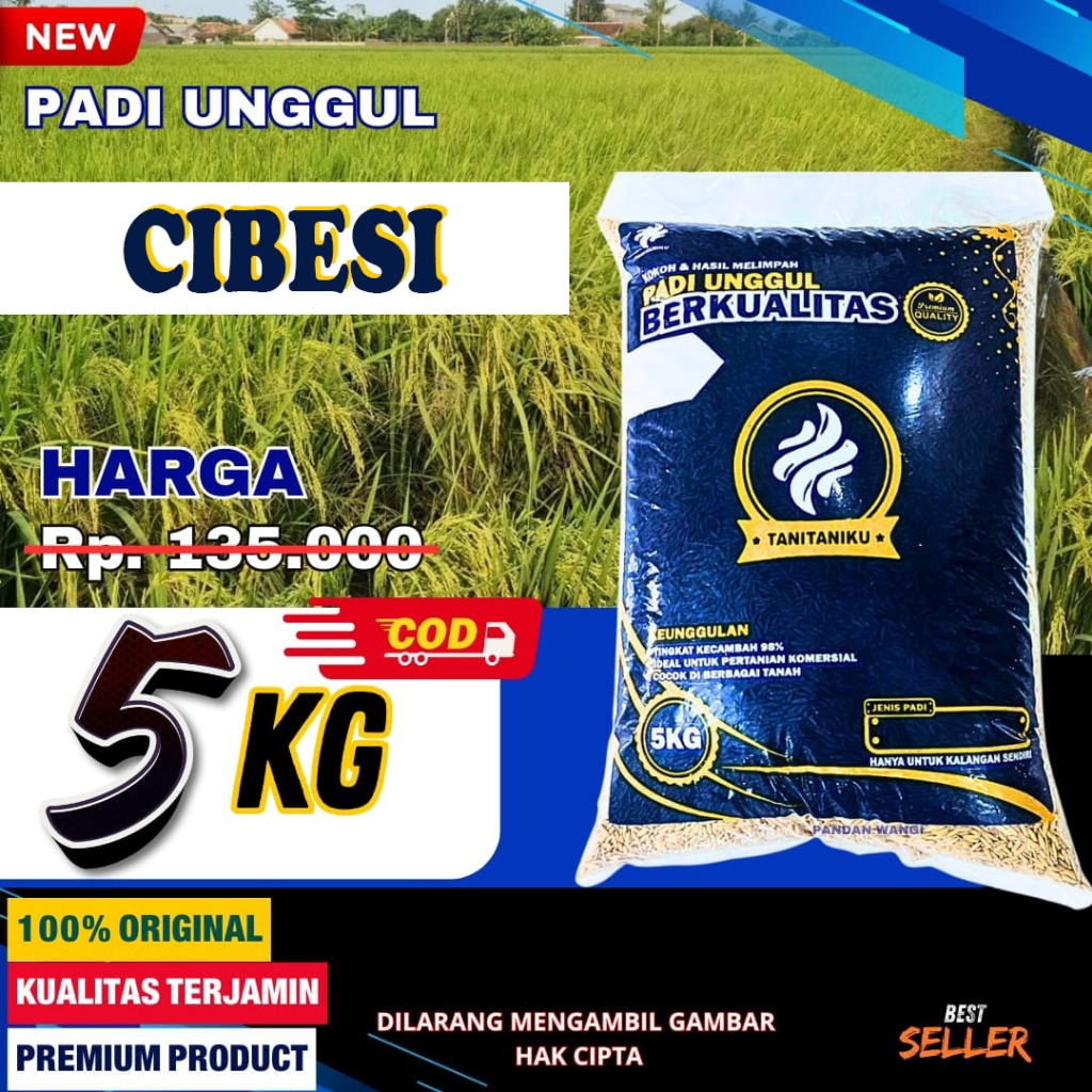 Bibit Padi Unggul Cibesi 5kg
