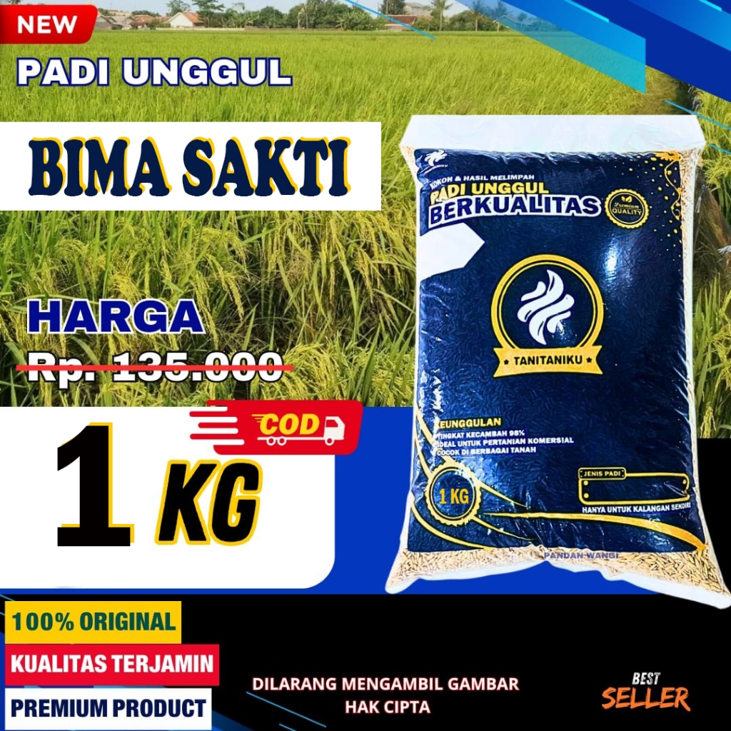 Bibit Padi Unggul Bima Sakti 1kg