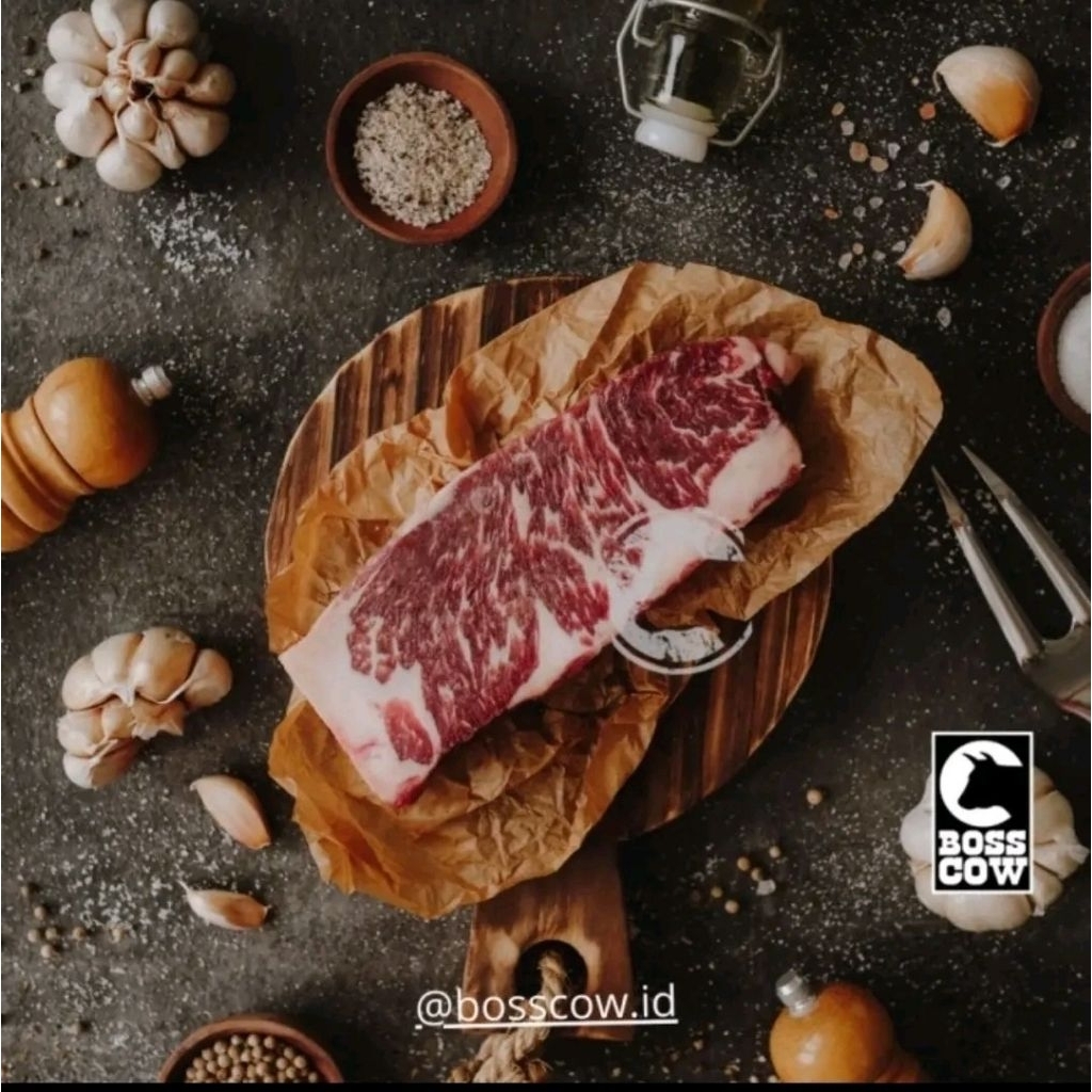 

Chuck Flap Tail / zabuton Wagyu mb 5 AUS Import premium steak medan