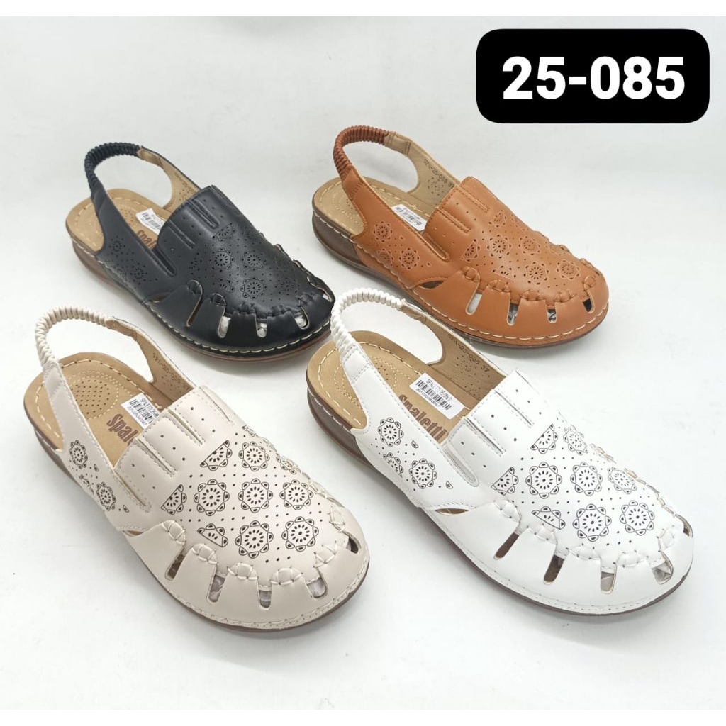 Sepatu Spaletti Tali Belakang Wedges Wanita | Ringan | Cocok Untuk Daily Worker | Size 36-40