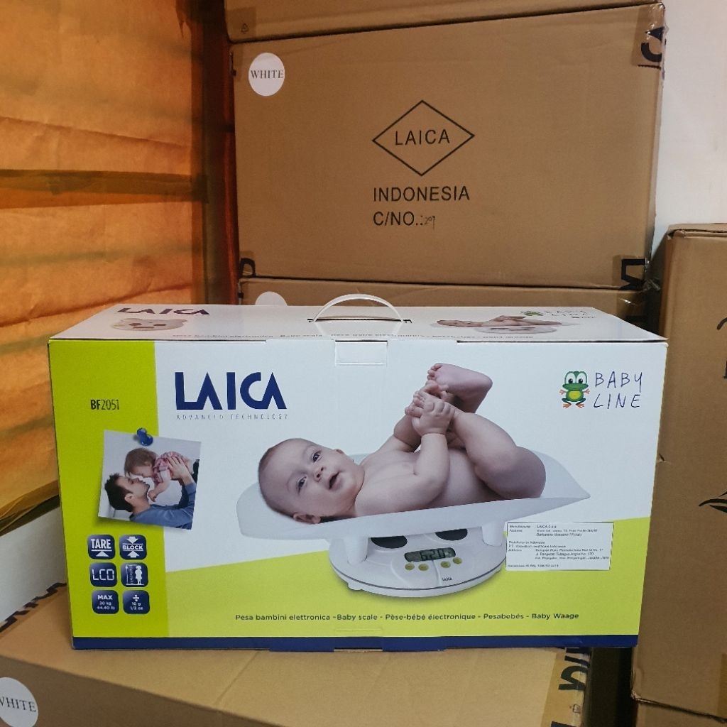 LAICA Timbangan Bayi Digital BF 2051 laica / Baby Monitoring Scale Laica BF 2051 / Timbangan Bayi Di