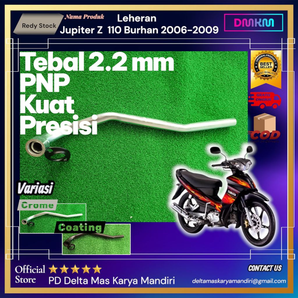 Leher Knalpot Jupiter Z Burhan Original 2006 2007 2008 2009 | Pipa Knalpot | Pipa Pengganti | Lehera