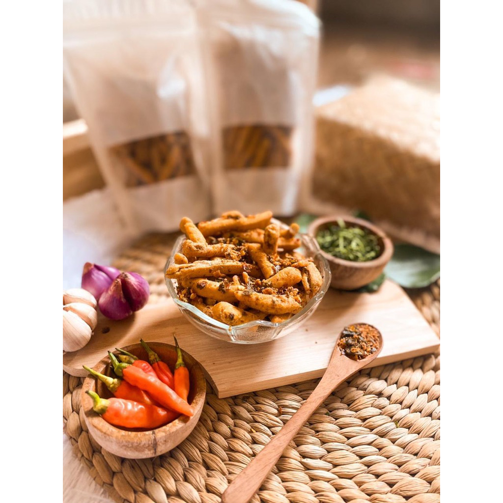 

Basreng pedas daun jeruk repack 100gr