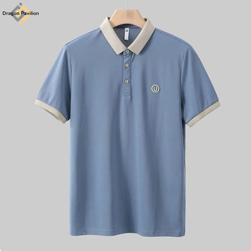 Kaos Polo Knit Pria baju kaos berkerah pria premium Lengan Pendek Pria Slim Fit