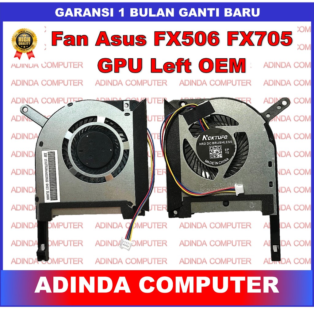 Fan Asus ROG TUF FX506 FX505GE FX505GM FX505GT FX505GU FX506 GPU OEM