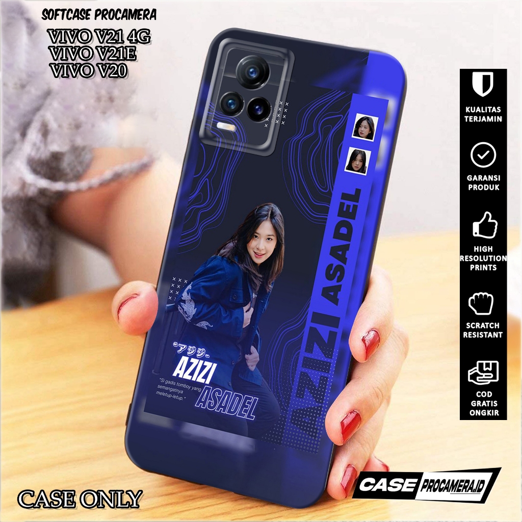 Case VIVO V21 4G / V21E / V20 - Casing VIVO V21 4G / V21E / V20 [ JKT48 ] Silikon VIVO V21 4G /V21E 