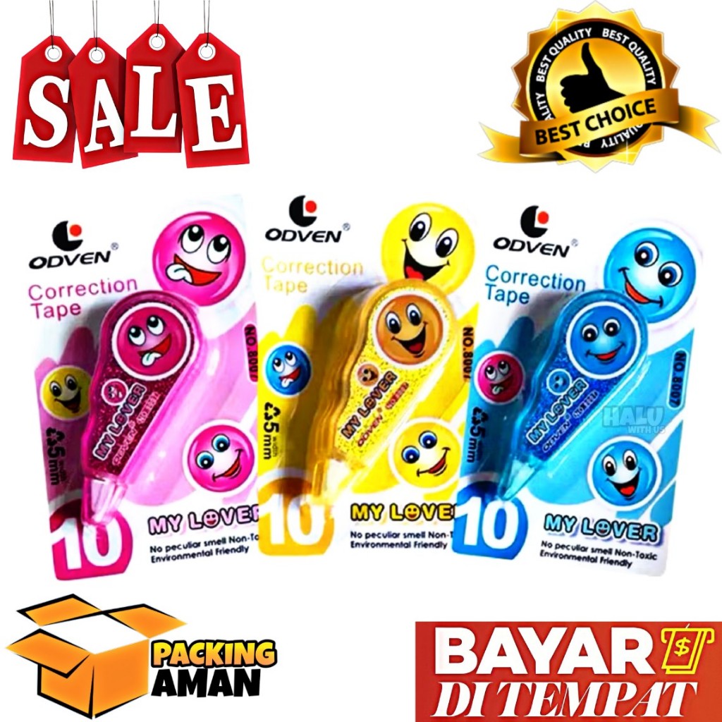 

(BISA COD) PROMO 1 Pcs Correction Tape Mini / Tip Ex / Tip X / Tipex Murah