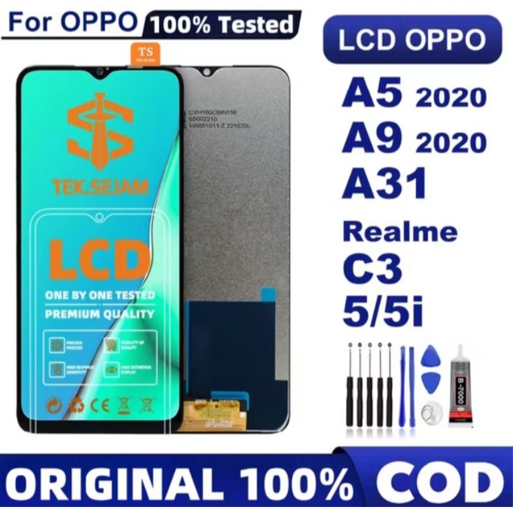 lcd OPPO A5 2020/OPPO A9 2020 COMPLETE ORIGINAL