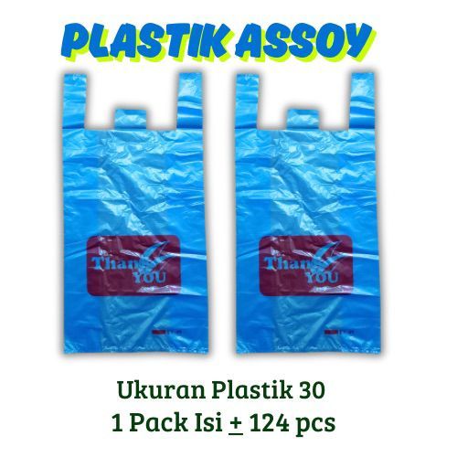 Plastik Assoy Thank You Laundry Ukuran 30 Kecil  – Kantong Plastik Laundry Berat 1 kg