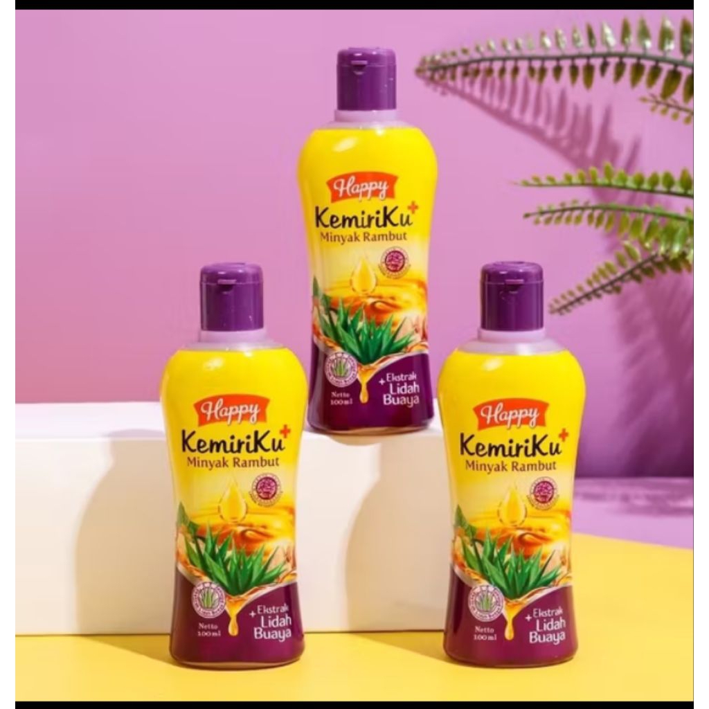 HappyKemiriku Minyak Rambut Extra Lidah Buaya