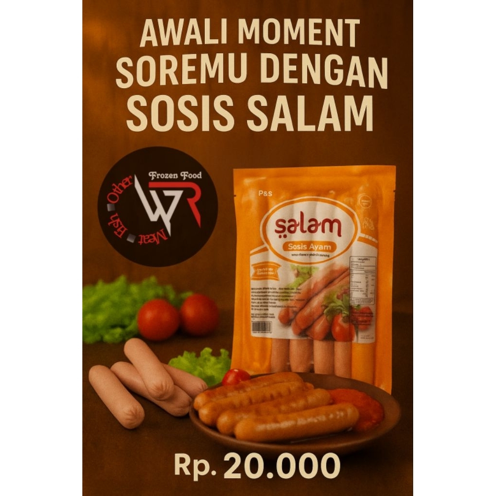 

Sosis Salam Ayam Merah By. WR FROZEN FOOD