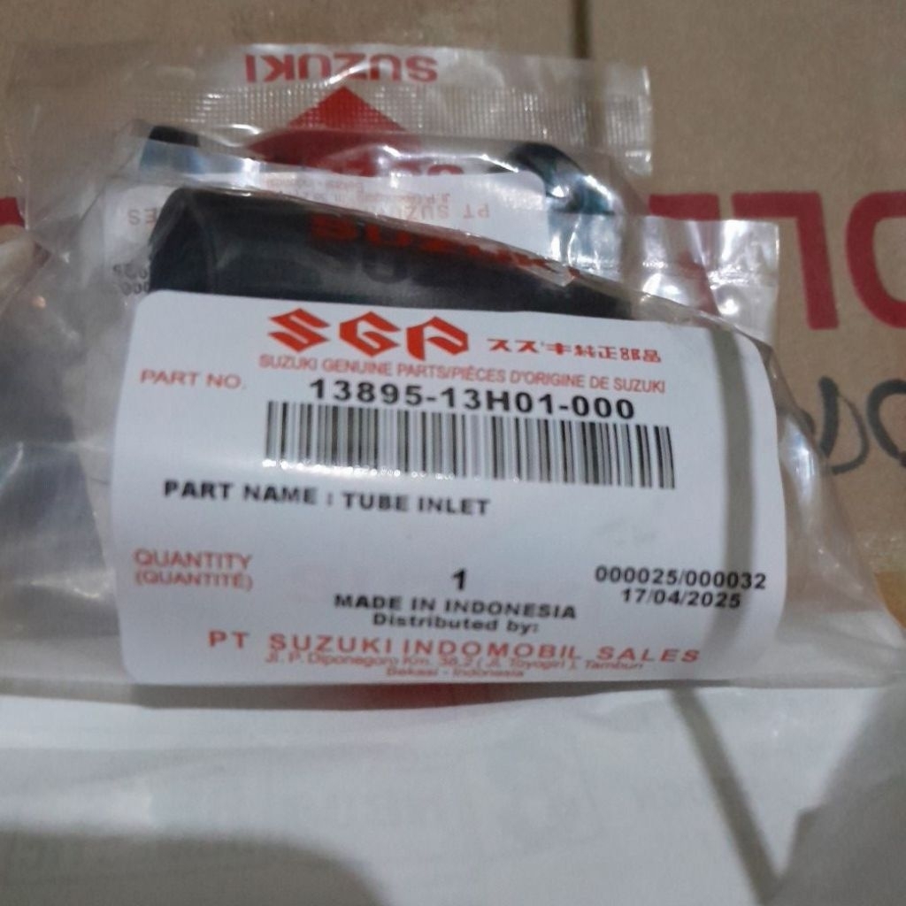 TUBE INLET BOX FILTER SUZUKI SKYWAVE 13895-13H01-000 TUBE INLET TUBE INLET ORIGINAL