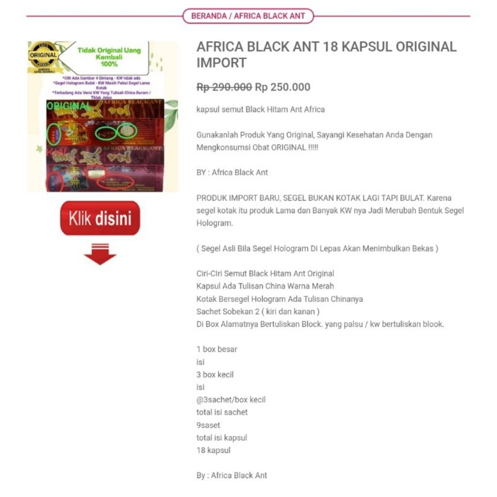 Black Minuman Sahcet Berenergi Ant isotonik Original