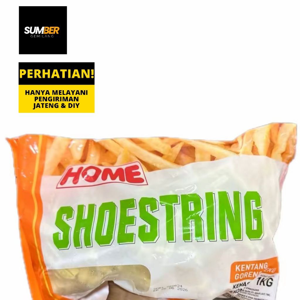 

kentang goreng beku 1 kg home shoestring 1 kg