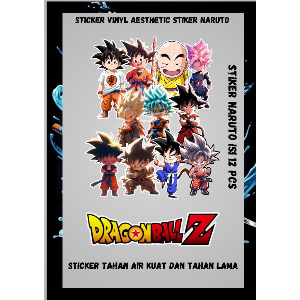 

Stiker Vinyl Dragon Ball Stiker Tumbler Laptop Case Hp Koper