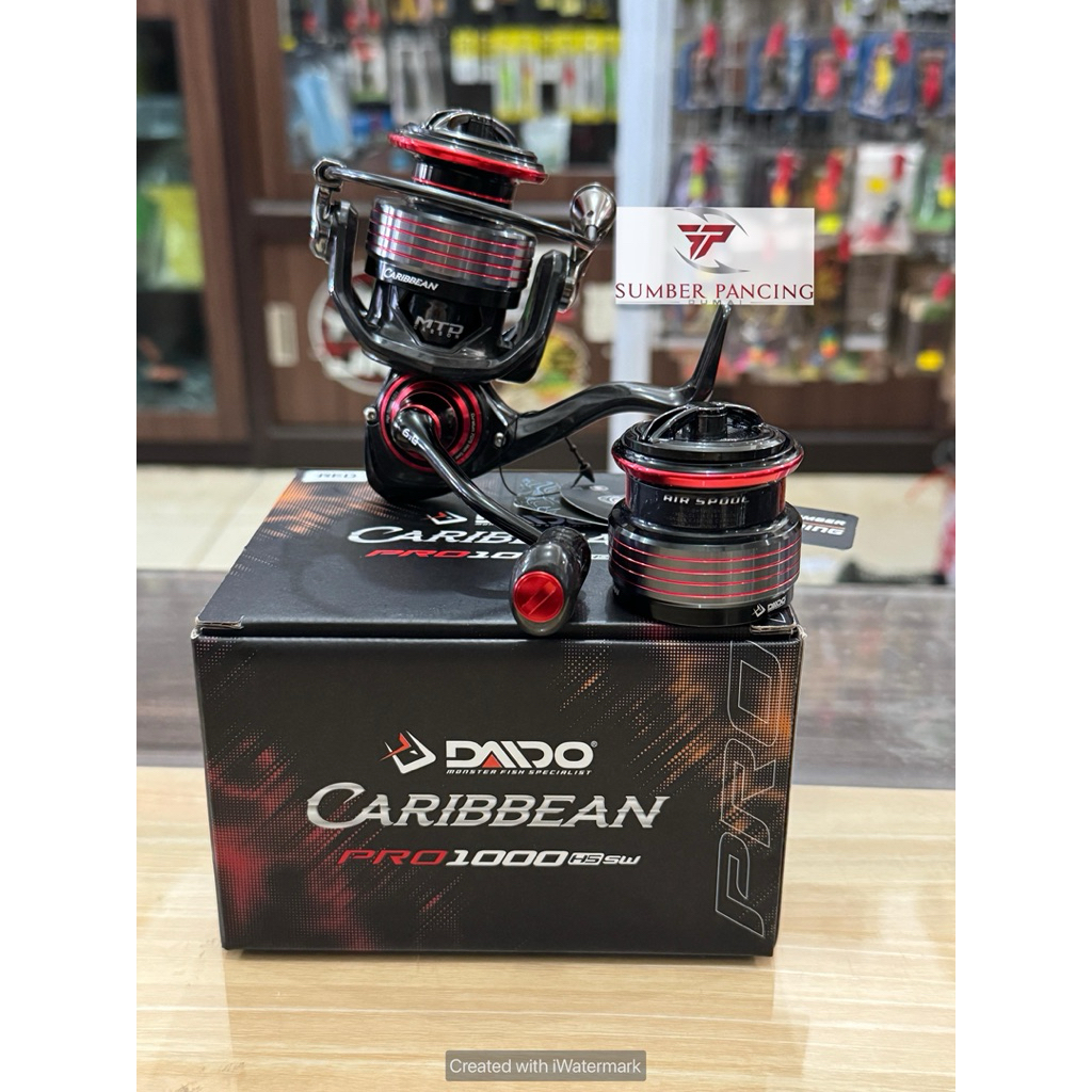 Reel Daido Caribbean Pro HS SW 1000 2000 Free spool