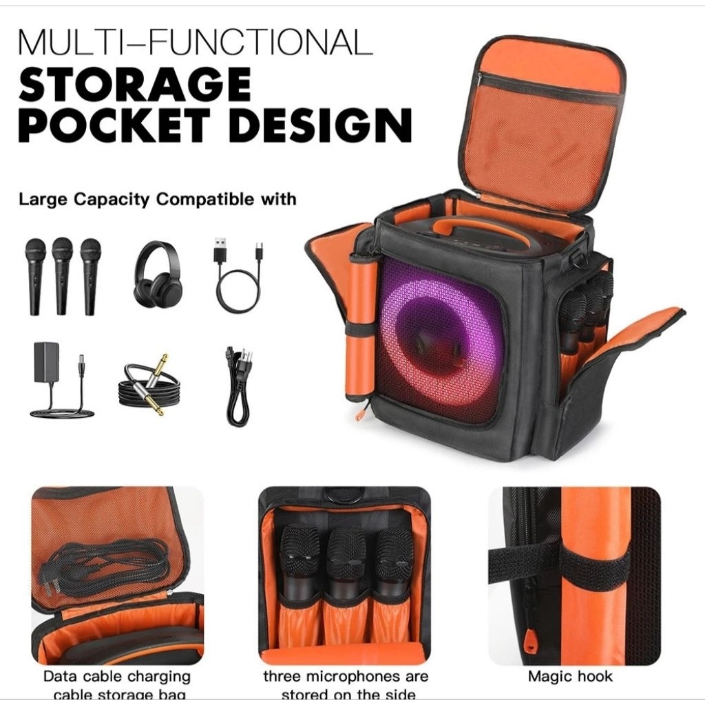 Tas penyimpanan speaker JBL partybox tas Encore Essential 1/ 2 jbl partybox encore Essential softcas