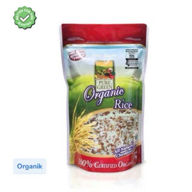 

Puregreen Beras Kombinasi (Merah Putih) Organik 1kg