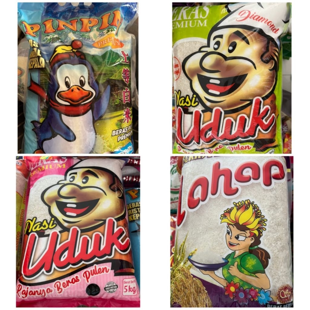 

Beras Premium kemasan 5kg packing lapis bubble