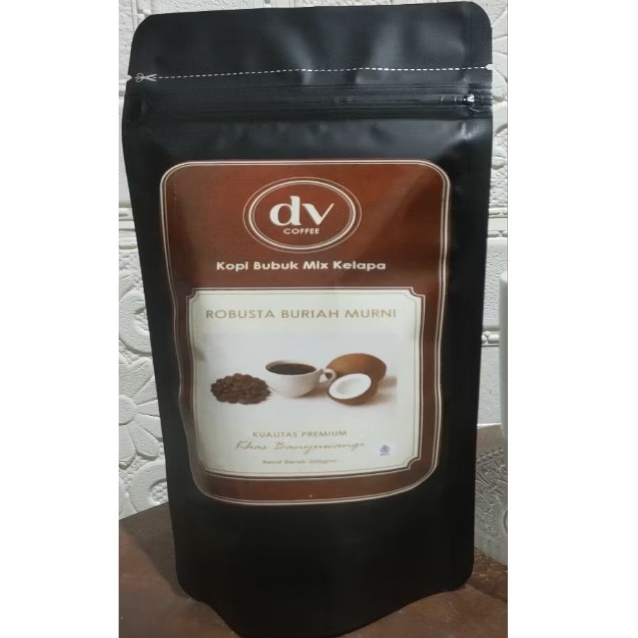 

KOPI ROBUSTA BURIAH MIX KELAPA Khas BANYUWANGI