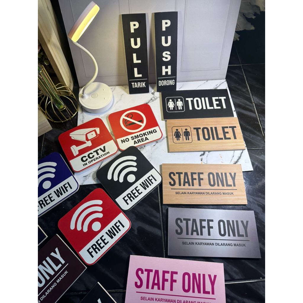 

Orlin - Papan petunjuk / informarmasi toko bahan mdf laminasi doff