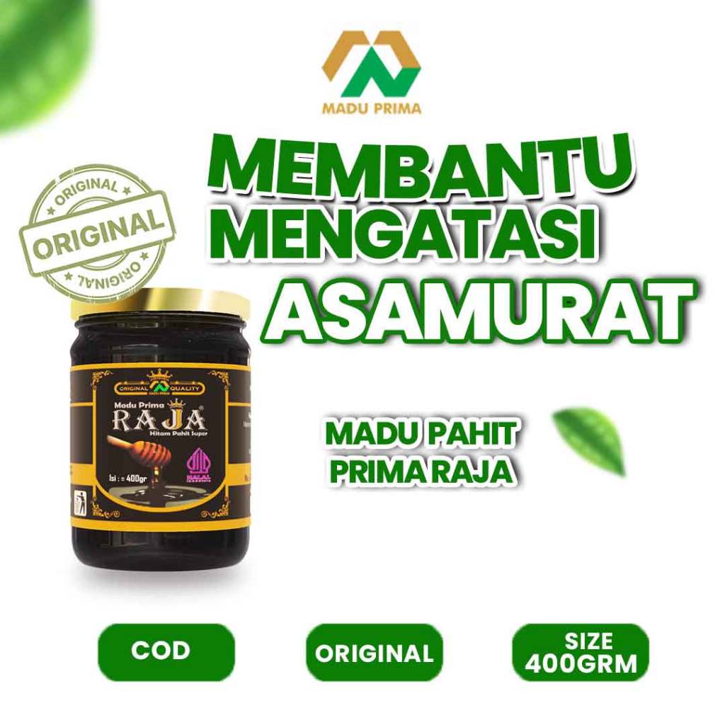 

Madu Hitam Pahit Raja Honey Madu Multiflora Asli Atasi Asam Urat 400gr