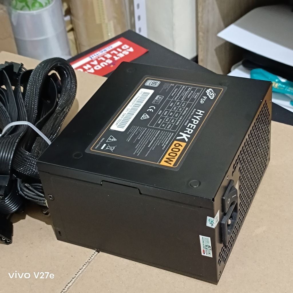 PSU GAMING FSP HYPER K 600W 80 PLUS
