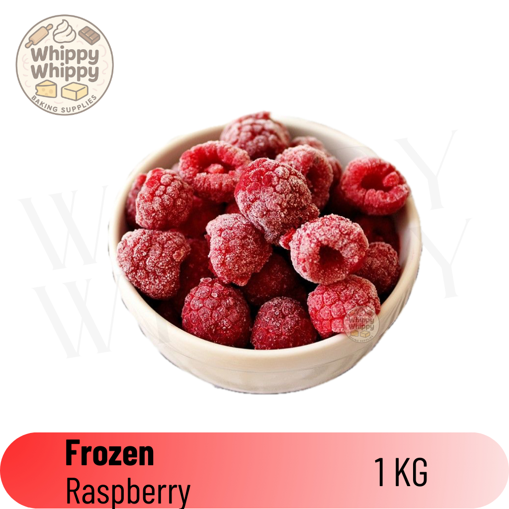 Premium Frozen Raspberry 1KG / Red Raspberry / Frozen Fruit