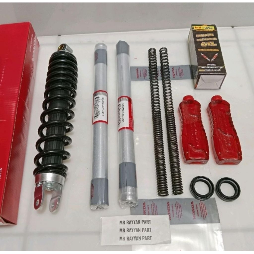 As Shock Depan Dan Belakang+Per+Sil+Oli Honda Beat fi Beat FGMFI