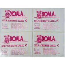 

LABEL KOALA LABEL u/ NAMA STIKER TEMPEL 1 PACK