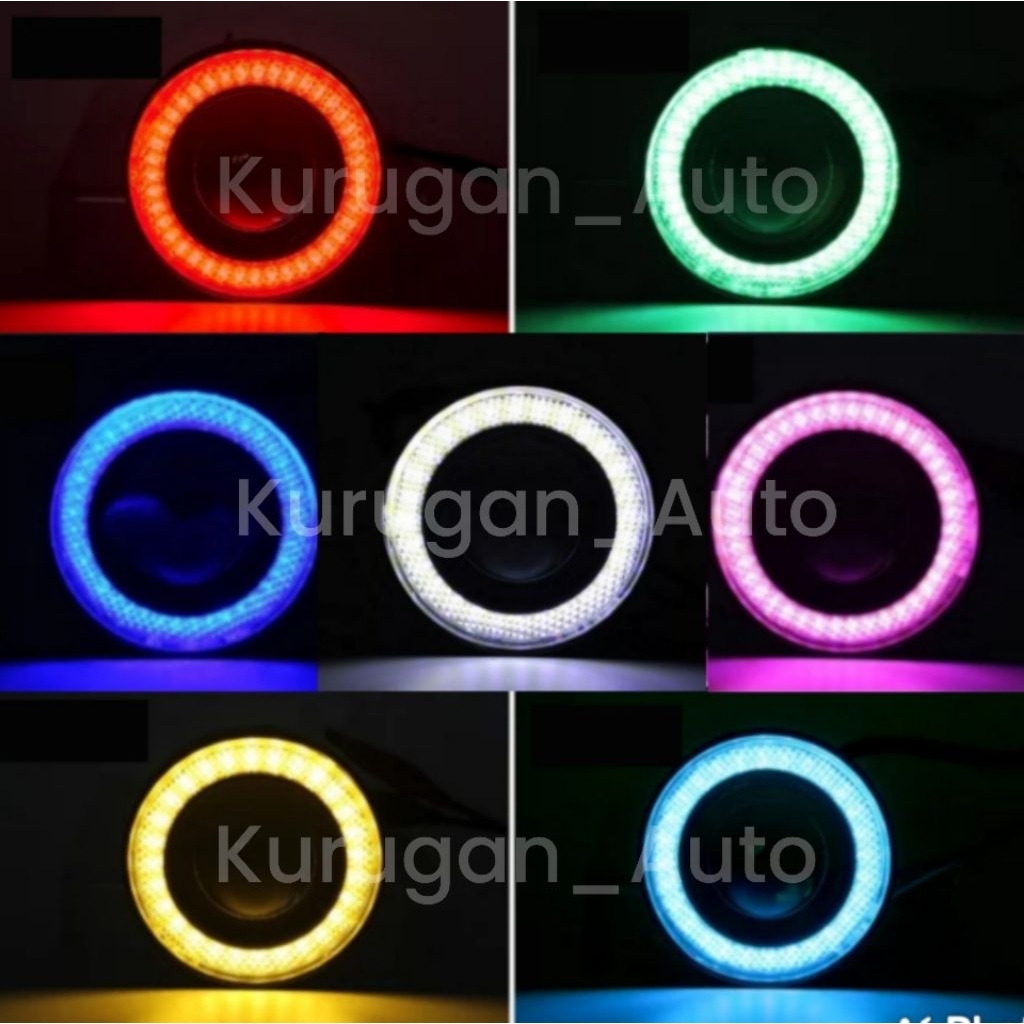 GROSIR Lampu Foglamp Angel Eyes Universal Terios Lama **