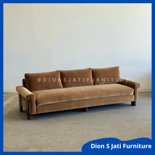 Sofa Tamu Kayu Jati Sofa Ruang Tamu 3 Seat