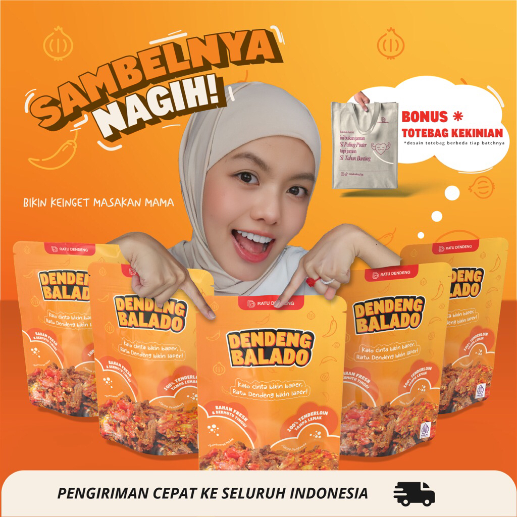 

Ratu Dendeng Balado Viral + BONUS Tas Lucu (LIMITED STOCK)