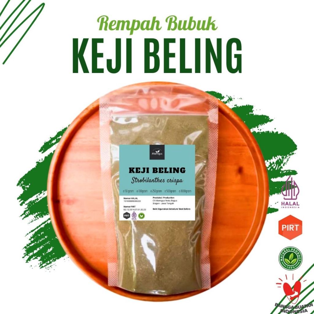 

Keji Beling Bubuk / STRONILANTHES CRISPA Powder