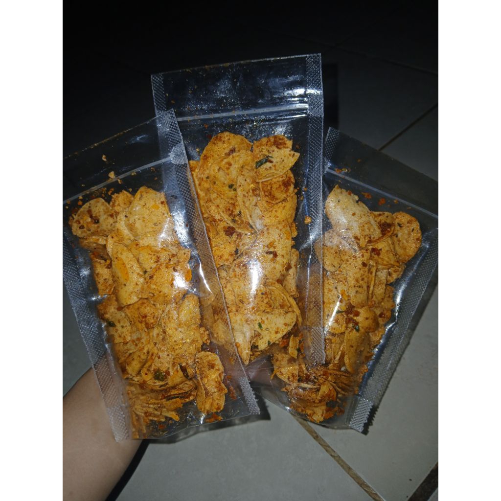

BASRENG NGEUNAH/KERIPIK BASRENG KRIUKK BUMBU SEBLAK KERING DAUN JERUK!!